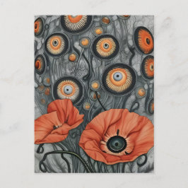 Postal La planta de béisbol