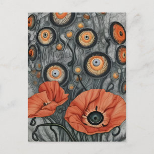 Postal La planta de béisbol