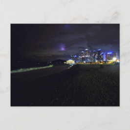 Postal La playa de Haeundae de noche