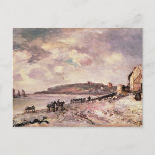 Postal La playa está rodeada de ponis