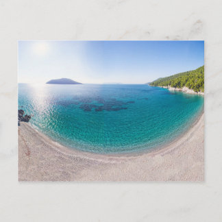 Postal La playa Kastani de la isla de Skopelos, Grecia