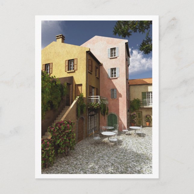 Postal La Plaza (Anverso)