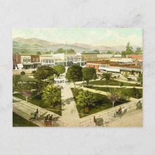 Postal La Plaza en Healdsburg California 