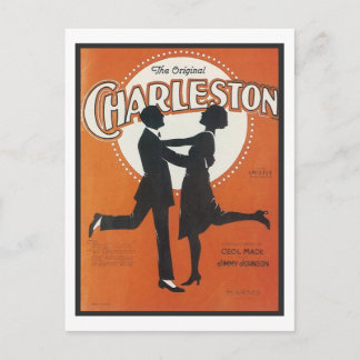 Postal La portada original del libro de canciones Charles