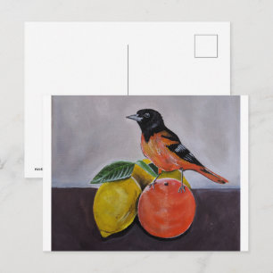 Postal La Pose Relajada del Oriol Pintura de Alfred Fox