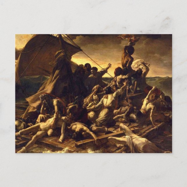 Postal La posta de la Medusa (Anverso)