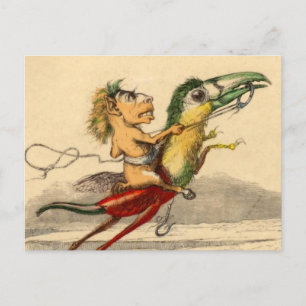 Postal La Poursuite (La Chase)