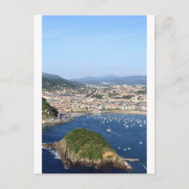Postal La preciosa costa de San Sebastián