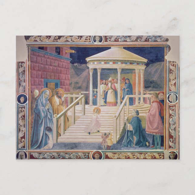 Postal La presentación de la bendita Virgen María (Anverso)