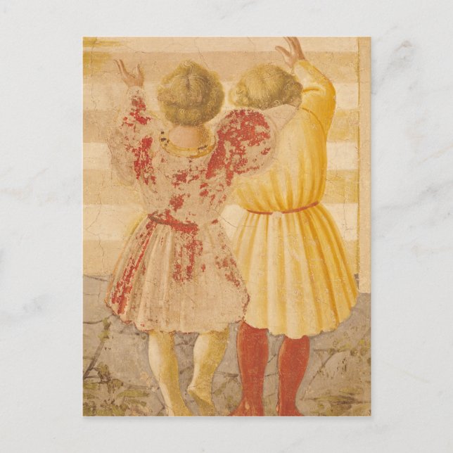 Postal La presentación de María en el Templo, 1433-34 (Anverso)