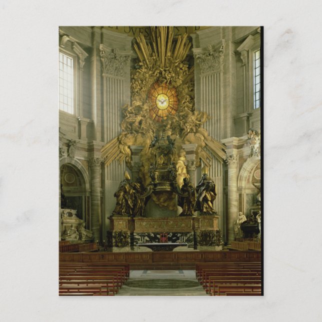 Postal La presidencia de San Pedro, 1665 (Anverso)