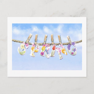 Postal La primavera llegó