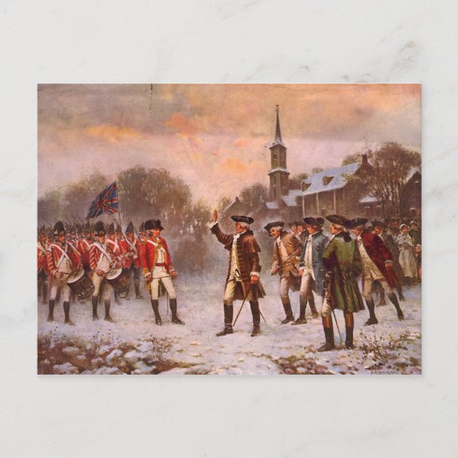 Postal La primera resistencia de Percy Moran (Anverso)