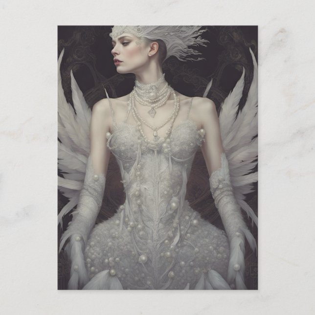 Postal La Princesa del Cisne (Anverso)