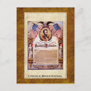 Postal La Proclamación de Emancipación
