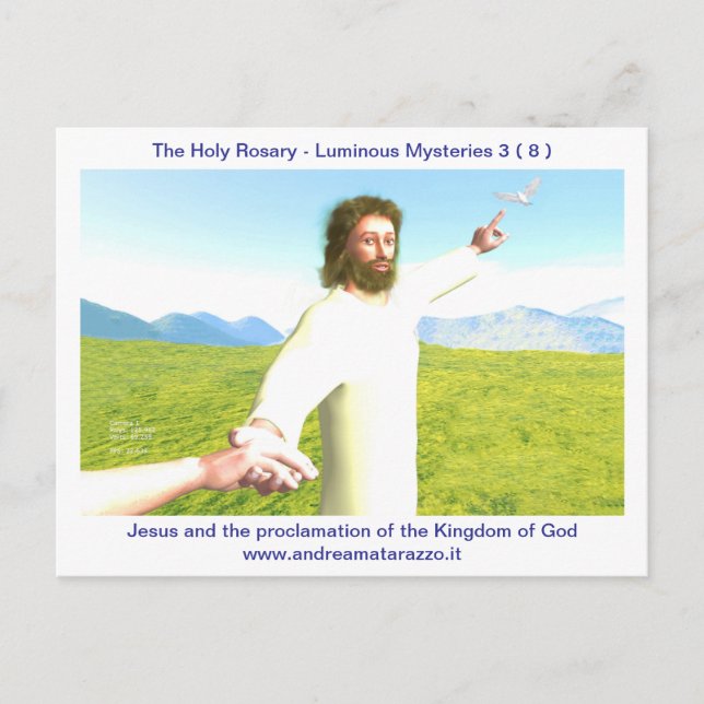 Postal La proclamación del Reino de Dios (Anverso)