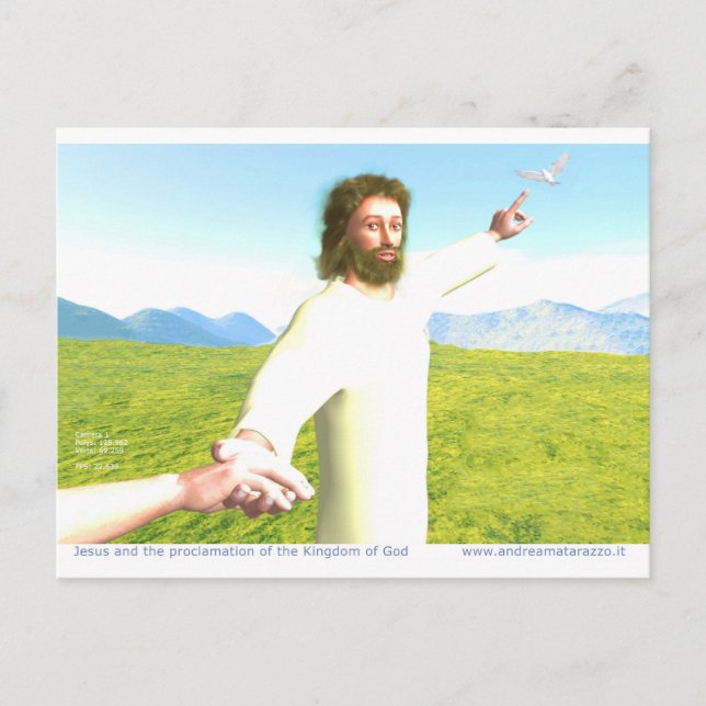 Postal La proclamación del Reino de Dios (Anverso)