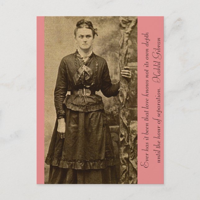 Postal La profundidad del amor en la hora de la separació (Anverso)