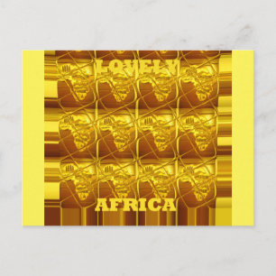 Postal La promesa dorada de África