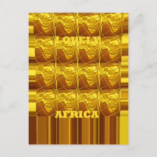Postal La promesa dorada de África