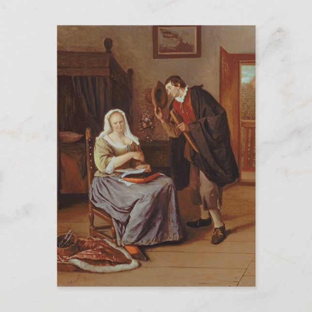 Postal La propuesta (Anverso)