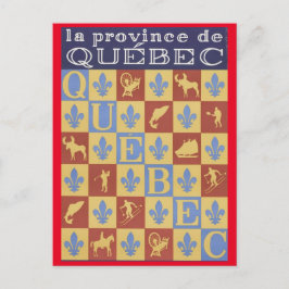 Postal La province de Québec