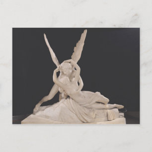 Postal La psiquis revivida por el beso de Cupido 1787-93
