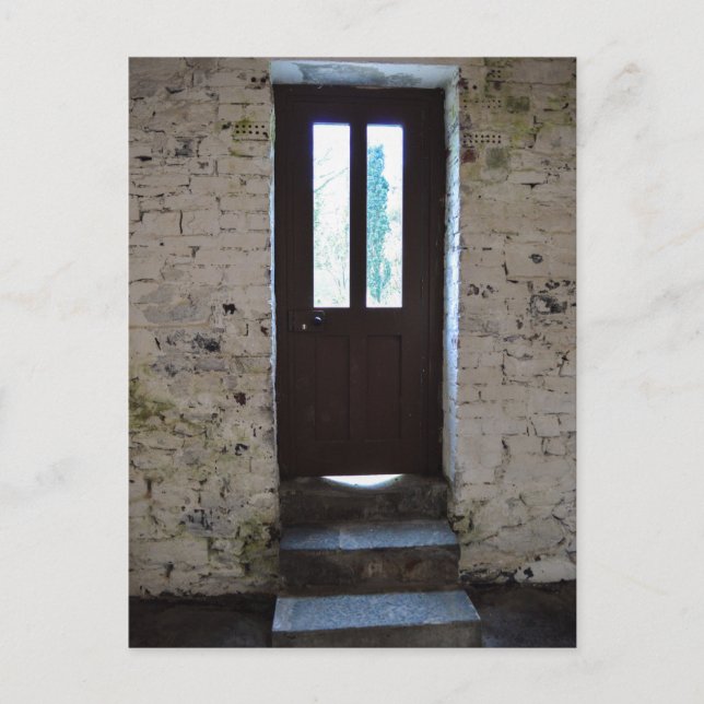 Postal La puerta (Anverso)