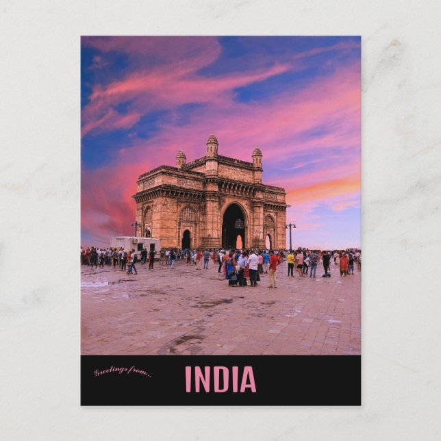 Postal La Puerta de la India (Anverso)