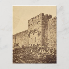 Postal La Puerta de Oro en Jerusalén