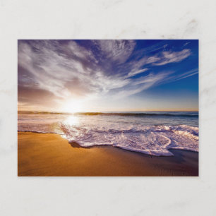 Postal La puesta de sol de California... hermosa