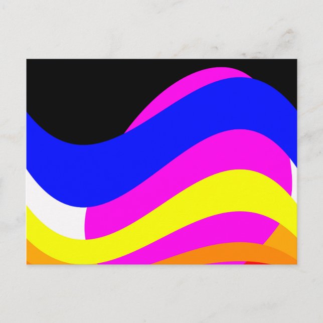 Postal La puesta de sol en el mar (Anverso)