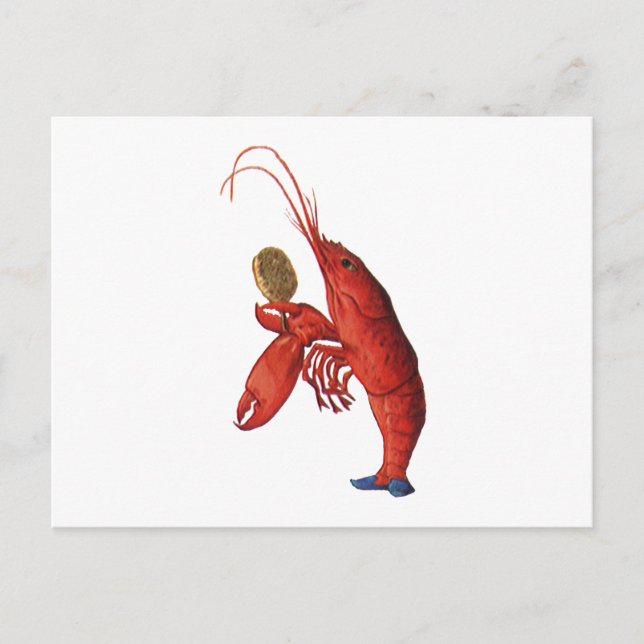Postal La Quadrille del Lobster (Anverso)