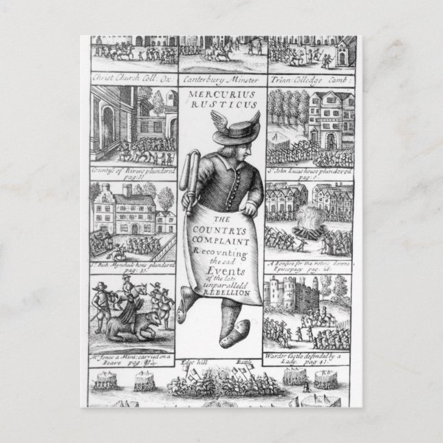 Postal La queja del país (Anverso)