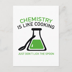 Postal La Química Es Como La Cocina