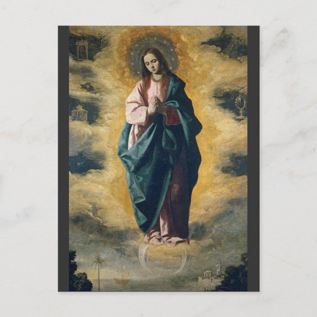 Postal La Radiancia Celestial de la Inmaculada Concepción (Anverso)