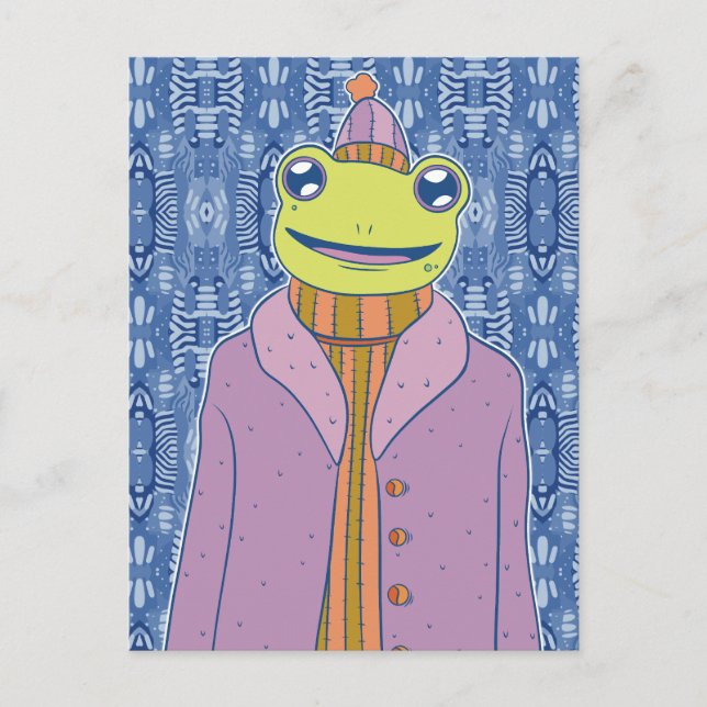 Postal La Rana Acogedora (Anverso)
