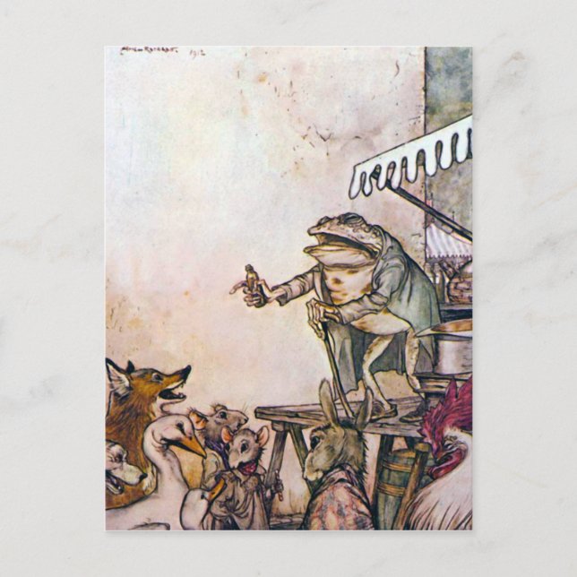 Postal La Rana Quack (Anverso)