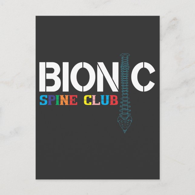 Postal La recuperación de la fusión espinal de la cirugía (Anverso)