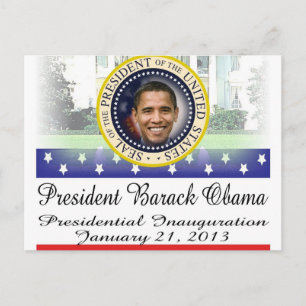 Postal La reelección del presidente Obama en 2012