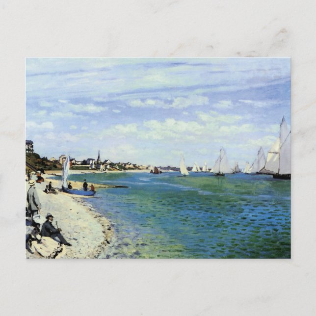 Postal La Regata de Saint-Adresse (Anverso)