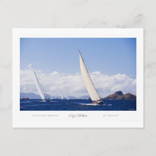 Postal La Regata del Cubo (Anverso)