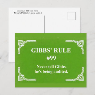 Postal la regla 99 de Gibbs
