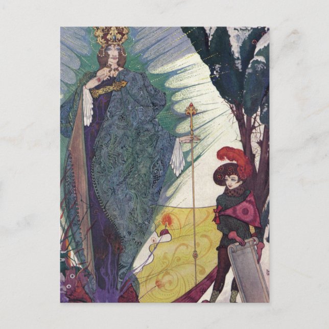 Postal La Reina de la Nieve 1 (Anverso)