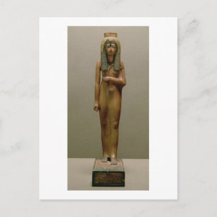 Postal La reina divina Ahmose Nefertari (madera pintada)