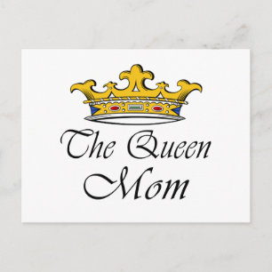 Postal ¡La Reina, mamá! Camiseta e ideas de regalo para m