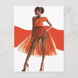 Postal La reina negra afroamericana Melanin Sista Shopp