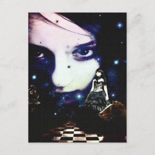 Postal ¡La Reina Negra del Ajedrez!