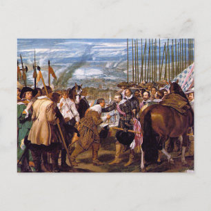 Postal La rendición de Breda