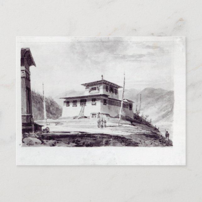 Postal La residencia de Lam Glassa-too (Anverso)